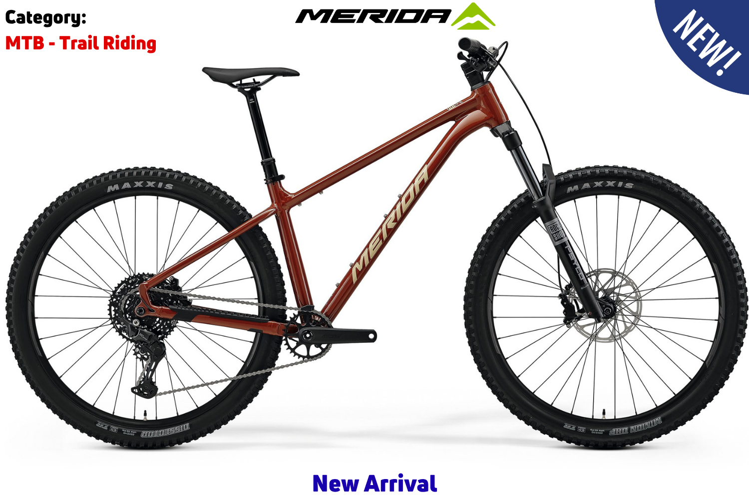Merida Big.Nine 500 - Race Red (White) | Hup Leong Company | The